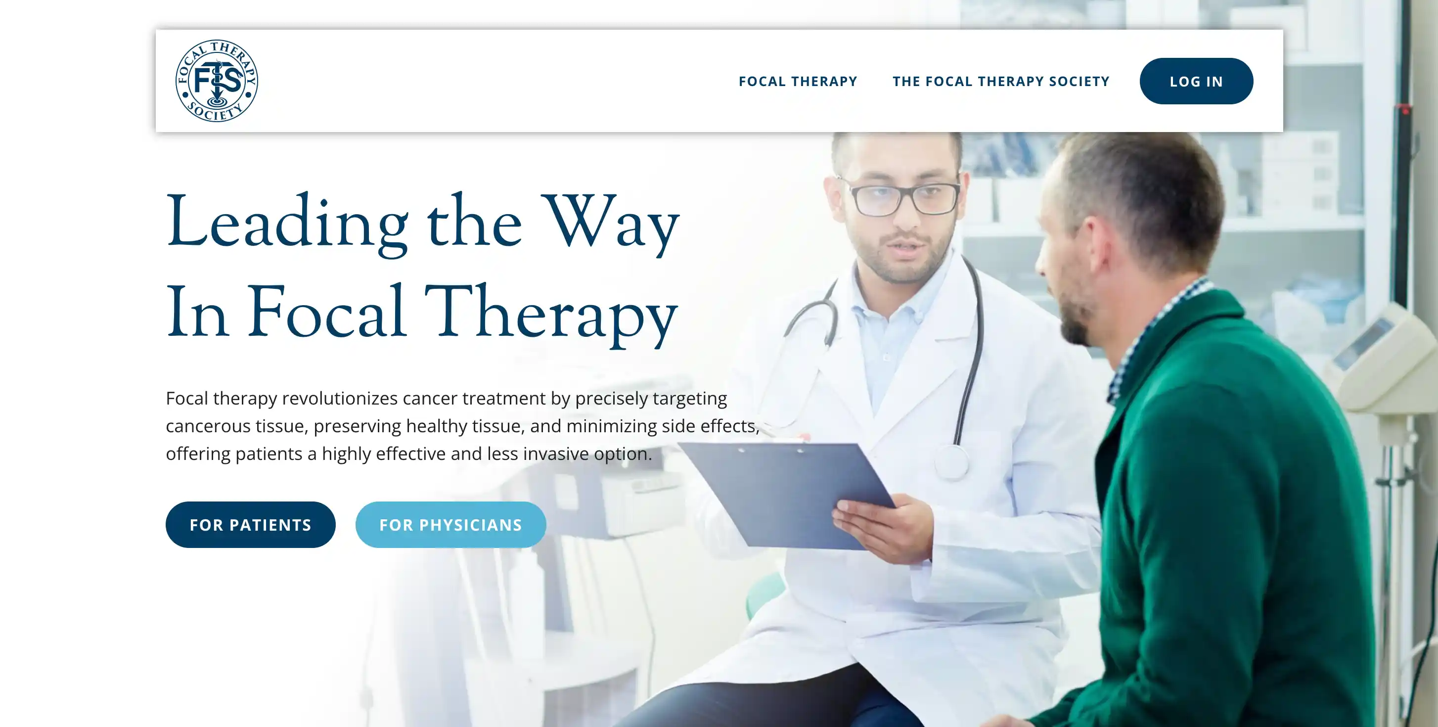 Focal Therapy Society website